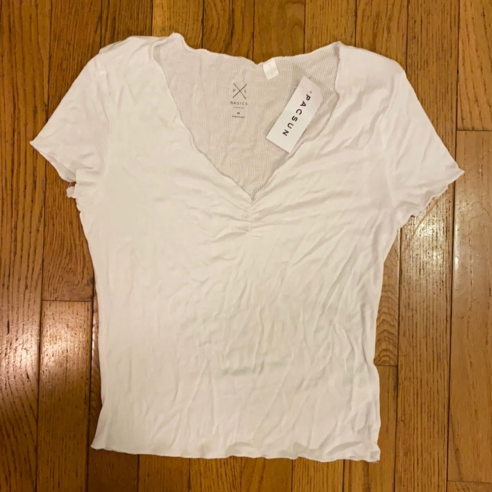 Clinched White T-Shirt